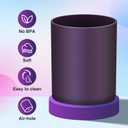 Silicone Boot Compatible with Sinple Midern 24/30/40 oz Tumbler with Handle/Trek Pivot, Protective Anti-Scratch Bottle Bottom Sleeve Cover Compatible with Sinple Midern Tumbler (Chameleon Purple)