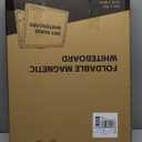 White Board Dry Erase 24" x 18", Magnetic Portable Foldable Whiteboard Double Sided Desktop Dry Erase Board Easel on Table Top with Holder for Classroom, Office, Homeschooling, School Supplies