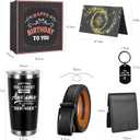 Birthday Gifts for Men: Modern, Fine, Manual Stainless Steel Gift Basket (20 oz, 1 Count)