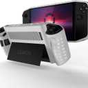 Protective Case Compatible with Legion Go Handheld Console,Soft Grip TPU Cover with Shock-Absorption,Anti-Scratch for Lenovo Legion GO 8.8 in(White)