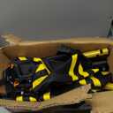 JSungo Backdrop Stand, Adjustable 10x7.5 FT Background Stand Backdrop for Parties, Photo Video Studio, Portable Photography Backdrop Stand with Carrying Bag, 6 Backdrop Clamps, and 2 Stand Bags, Gold