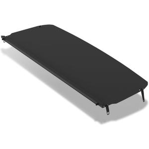 VANNCAMP Aluminum Headliner Shelf for 2007-2018 Mercedes Benz Sprinter High Roof, Overhead Storage Rack with Adjustable Curtain Rod and Black Carpet Lining, Sprinter Camper Van Conversion Accessories