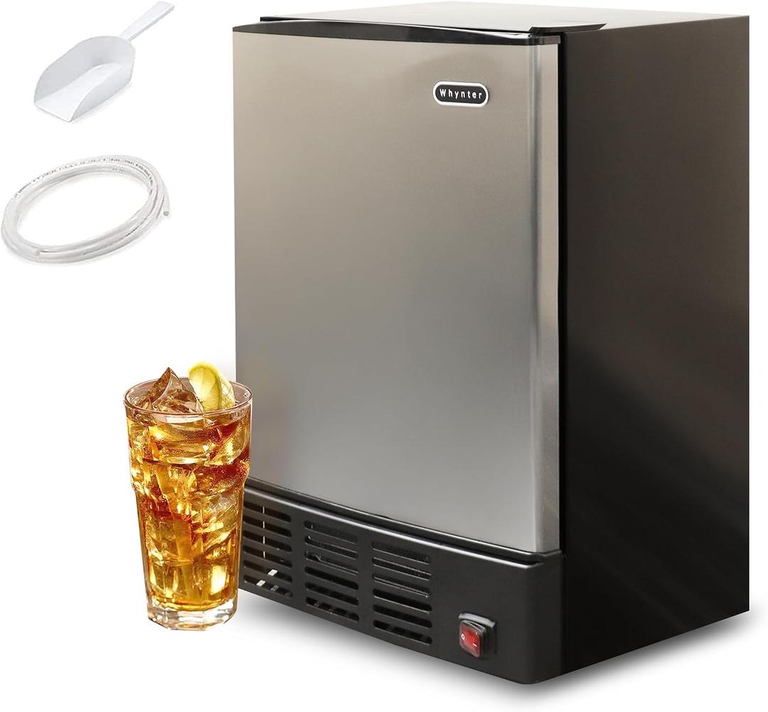 Whynter Built-In Stainless Steel Ice Maker, Undercounter, UIM-155