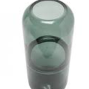 9.2IN Glass Candle Holder Blue