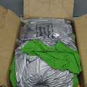 Realspring 6 Pcs Inflatable Bean Bag Chairs for Adults with Electric Air Pump, Blow up Couch Folding Portable Inflatable Couch Lazy Sofa for Outdoor Movie Nights Camping Room (Coffee,Orange,Green)