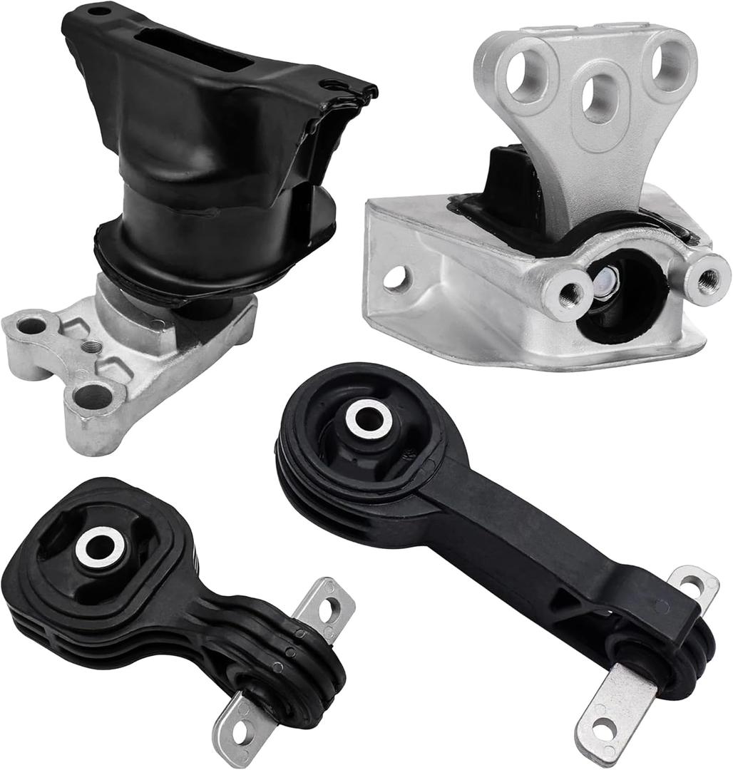 Engine and Transmission Mount Kit Compatible with 2006-2011 Honda Civic L4 1.8L Front & Rear Engine Motor Mount A4530 A4546 A4543 A4534
