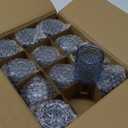 Blue Glass Votive Candle Holders Set of 24 - Round Tea Lights for Wedding, Shower, Party & Gift (24 Pcs)