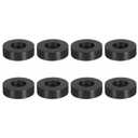 Uxcell 8Pcs 2" OD x 1" ID x 5/8" Thick Round Rubber Washers Flat Rubber Spacer Bushing for Home Appliances Cars Boat Accessories