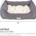 PetFusion Calming Cuddler Anti-Anxiety Dog and Cat Bed for Small Dogs