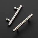 Ravinte 10 Pack 5" Cabinet Pulls Brushed Nickel Stainless Steel Kitchen Drawer Cupboard Pulls Cabinet Handles 5" Length with 3" Hole Center