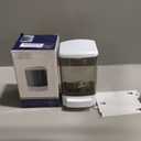 Hushee 2 Pcs Commercial Soap Dispenser Hand Wall Mounted Bathroom 33.8oz/1000ml Manual Soap Dispenser Liquid Containers with Pump Black Shower Plastic Wash Wall Container Shampoo Gel for Kitchen Hotel