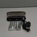 Aquasonic Black Series Ultra Whitening Toothbrush  ADA Accepted Electric Toothbrush- 8 Brush Heads & Travel Case  40,000 VPM Electric Motor & Wireless Charging - 4 Modes w Smart Timer (1 Count (Pack of 1))