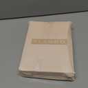 Vlando Teacher Gifts for Women, Travel Jewelry Organizer Case, Jewelry Storage Book Ring Binder with Clear Zipper Velvet Jewelry Pouches Bags for Rings, Necklace, Earrings-Cream White