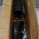 8 Inch Heavy Duty Fence Gate Wheel, Suitable for Metal Tube Gate, Wooden Door, Farm Gate Wheels, Capacity 750 lbs Spring-Loaded Caster, 360 Degree Rotation, Dual Mount Options (Straight/U-Bolt)