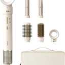 5 in 1 Multi Hot Air Styler Wrap, 110,000 RPM High-Speed Hair Dryer Brush with Auto Wrap Curlers & Blow Dryer Brush with Travel Case, Fast Drying & Frizz-Free Styling, No Heat Damage for Women