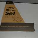 OEM Quality Windshield Wiper Blades, 18 and 18 DSV Standard Car Wiper Blades With Universal U/J Hook Only, Automotive Replacement Wiper Blades for my Car, Water Repellency Wiper Blade, Pack of 2