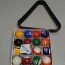 Upgrade Billiard Balls Set, 1.5 Inch Mini Size for 6 Feet Pool Table 1-1/2" Pool Balls Set American Style, Complete 16 Balls