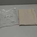 Birch 70 Inches Extra Wide Sheer Curtains Cream Linen Pleated Living Room 84 Inches Long, Neutral Textured Light Filtering Privacy Sliding Door Thick Drapes for Large Window (70"Wx84"Lx2 Panels Hooks)