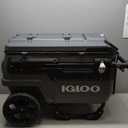 Igloo Trailmate Journey 70Qt Wheeled Cooler | Insulated Hard Shell Ice Chest (Carbonite)