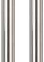 DIIG 1FT Stainless Steel Extension Rod for 1 Inch diameter Rod, Suitable for extension of stainless steel splicing flagpole and curtain rod(Silver 3 pack)