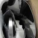 BestOffice | 13 Gallon Trash Can with Lid | Automatic Touchless Garbage Can | Odor Control | Modern Oval Design | Easy to Clean | Stainless Steel | Fits Any Kitchen, Bathroom, Office or Home