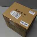 SIDUCAL Stackable Cappuccino Cup Set of 4 [8oz] Ceramic Coffee Cups with Saucers and Cup Holder,Microwave/Dishwasher Safe,Espresso Demitasse Cups(Green)