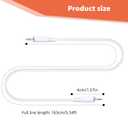 Norward Adapter for Department 56 Accessories Replacement for Department 56 Village Lights Cord,for Christmas Village Accessories