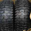 GICOOL 15x6.00-6 Lawn Mower Front Tire Wheel, for Riding Mower Tractor, 2PK, 15x6.00-6 Tire with Rim