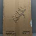 MEWANG Wood Pet Stairs & Ramp for Small/Medium Dogs and Cats, Aging Pets  3-in-1 Foldable, Portable, Non-Slip Pet Ladder for Tall Beds, Couches,CarsHolds Up to 220 lbs (31.5" L x 17.2" W x 25.0" H)