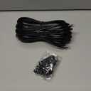 Telephone Extension Cord Phone Cable Line Wire, with Standard RJ11 Plug (100FT-Black)