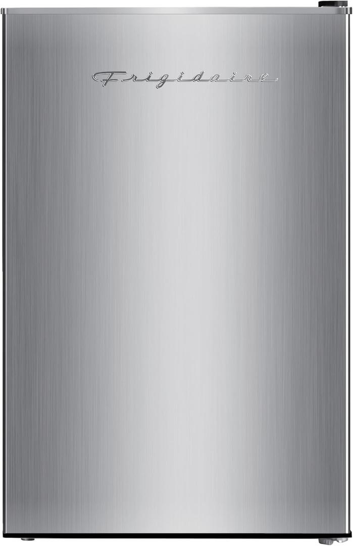 Frigidaire EFR321-AMZ 3.1 cu ft Stainless Steel Mini Fridge, Perfect for Home or The Office, Platinum Series