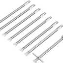 SafBbcue 67558 Grill Burner Tubes for Weber Summit 660 670 Gas Grills, Replacement for Weber Summit Burner Tubes, 8 Pack