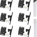 RV Drawer Latches and Catches, Eurizen 6 Pack RV Cabinet Door Latches and Catches, 10 Pull Force Latches for Home and Cabinet Doors, Ideal for RV, Camper, Motor, Home, Trailor