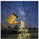 Solar Garden Watering Can Lights with Cascading Lights,Christmas Gifts Fairy Gardening Gifts for Mom,Christmas Solar Lights Outdoor,Solar Powered Fairy Light Outdoor,Decorative for Garden Decor