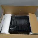 Hisencn 23"- 35" Adjustable Ash Pan/Drip Pan for Chargriller 5050 5072 5650 2121 2123 2222 2823 2828 3070 200157 Charcoal Grills, River Charcoal Grill, Charbroil 17302056, with 2 Pack Hangers