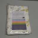 BGment Short Linen Curtains for Small Window 45 Inch Length 2 Panels, Boho Light Filtering Privacy Curtains for Farmhouse Bedroom Basement Bathroom, Cottage Leaf Design, Each 42 Inch Wide, Yellow