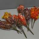 Babys Breath Artificial Flowers Bulk, Fall Decorations for Home, 7pcs Burnt Orange Gypsophila Babys Breath for Wedding Arches Bouquets Table Centerpieces Autumn Decor