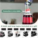 Vacuum Cleaner Dust Display LED,Compatible with Dyson & All Vacuum Cleaners,Reveal Microscopic Dust & Illuminate Invisible Pet,Cat,Dog Fur,Vacuum Accessories Upgrade Vacuum Attachments (Black)