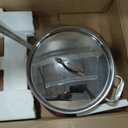 All-Clad D3 Stainless Steel 4 Quart Saute Pan With Lid- Made in the USA- The Original Bonded Professional Cookware- Oven Safe & Induction Compatible