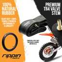Rippin Moto 100/90-19 (4.10 X 19) Heavy Duty Motorcycle Tube - 3mm Thick - TR4 Valve - Fits Most 19" (4.10-19) Dirt Bike Tires