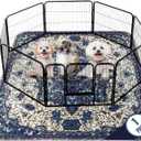 Washable Pee Pads for Dogs - XXL (1 Pack) 6 FT X 6 FT Super Absorbent Reusable Puppy Training Pads - 100% Waterproof, Leak-Proof & Non-Slip Whelping Pads for Pet Housebreaking (Blue Medallion)