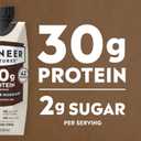 Pioneer Pastures - High Protein A2 Milkshakes - Chocolate - A2 Nutritional Milk, 30g Protein, 2g Sugar, No Artificial Sweeteners, No Seed Oils - All-Natural, Breakfast Shake, Meal Replacement, Workout - 11oz, 12 Pack