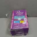 Poise Ultra Thin Incontinence Pads & Postpartum Pads for Bladder Leaks, 4 Drop Moderate Absorbency, Regular Length, 96 Count