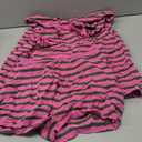 Yousify 2 Piece Sweater Set for Womens Summer Short Sleeve Tops Striped Matching Shorts Lounge Sets, S, 07 Green