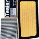 (NOT HYBRID) ITESIER Cabin Engine Air Filter Kit for 2020-2025 Corolla, Corolla Cross (2022-2025), CHR, Replaces 17801-F0020, 87139-58010 (Only for Gas)