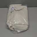 NICETOWN Thick Linen Bedroom Curtains 90 inches Long, Grommet Privacy Assured Semi Sheer Linen Burlap Drapes with Some Light Filtering for Living Room, Off White, W55 x L90, 1 Pair (Cream)