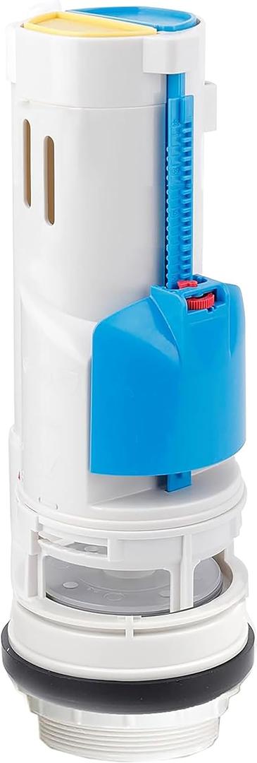 2 Inch Toilet Flush Valves, Toilet Repair Kit Dual Flush Valve Replacement Kit Fit for Two Piece Toilet Top Push Button Valve Short (8" Height)
