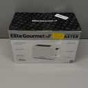 Elite Gourmet ECT-1027# Cool Touch Toaster, 7 Toast Settings Cancel Functions, Slide Out Crumb Tray, Extra Wide 1.5" Slots for Bagels Waffles Specialty Breads, Puff Pastry, Snacks, White