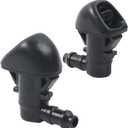 Front Windshield Washer Nozzle, 76810-SZA-A01 Replacement for 2009-2015 Honda Pilot 5 Door Only, Pair Set Black