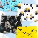 Boys' Underwear,Soft Cotton Tagless Panties for Toddlers' & Little Kids' Comfort,Breathable Boxer Briefs,6-Pack (5, Dinosaur-leaves-excavator-crane-sand Truck-white)